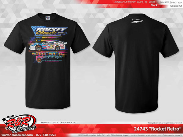 Retro Tee, Black