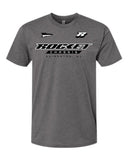 Rocket Crew Style Tee, Grey / Blue