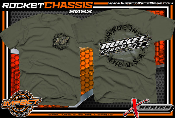 Rocket Army Tee, Green