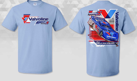 *YOUTH* Rocket1 Valvoline Tee, Light Blue