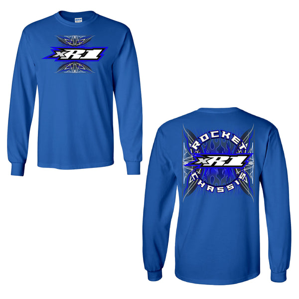 Electric Long Sleeve Tee, Blue