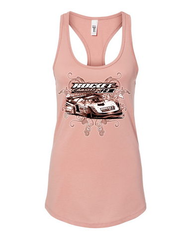 Women's Tribal Tank, Dusty Pink or Mint