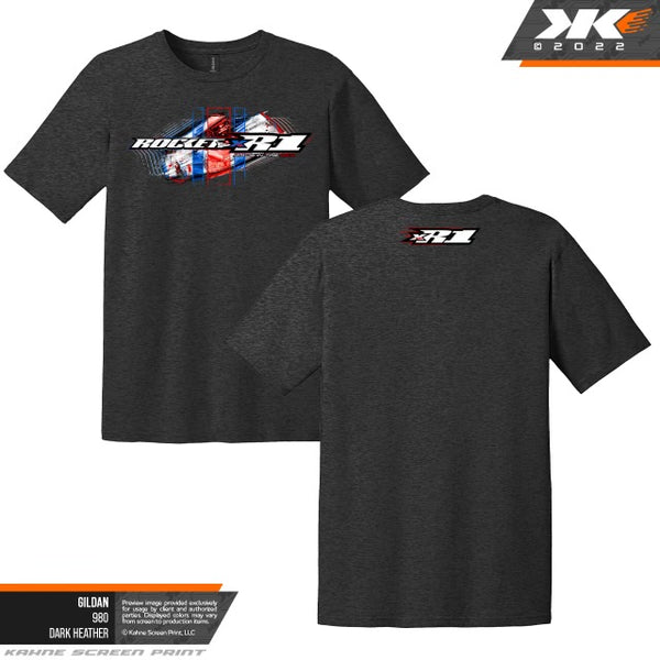 Rocket XR1 Tee, Charcoal