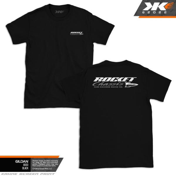 Rocket Chassis Logo Tee, Black