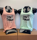 Women's Tribal Tank, Dusty Pink or Mint