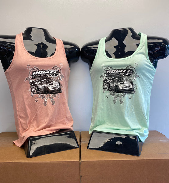 Women's Tribal Tank, Dusty Pink or Mint