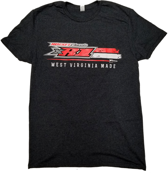 XR1 West Virginia Made Tee, Charcoal Heathered