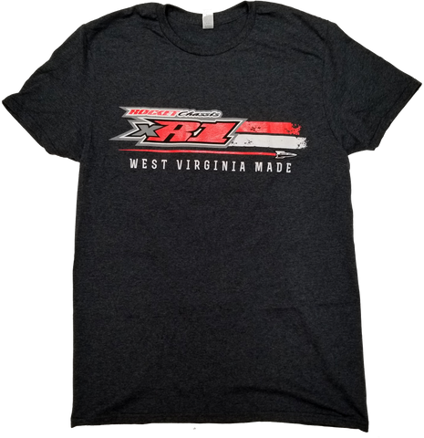 XR1 West Virginia Made Tee, Charcoal Heathered