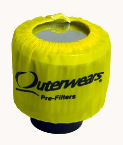 Outerwears Crankcase Breather, Shielded (yellow)