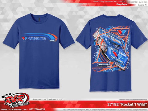 2025 Rocket1 Flo Tee - Royal