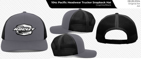 Rocket Icon Trucker, Black / Grey