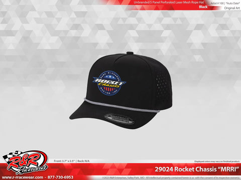 MRRI Mesh Rope Snapback, Black