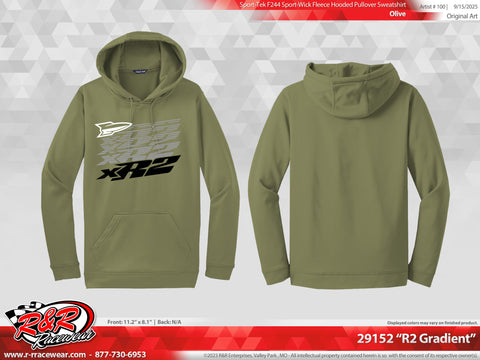 XR2 Dry Fit Hoodie, Olive