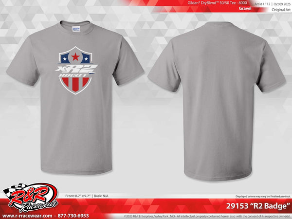 XR2 Badge Tee, Gravel