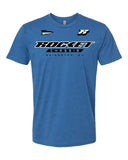 Rocket Crew Style Tee, Grey / Blue