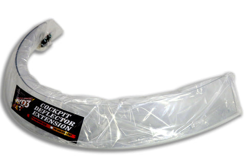 MD3 4" Cockpit Deflector Extension - Clear