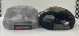 Distressed Mesh Hat, Camo or Grey