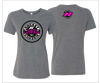 Women's Checker Tee, Grey