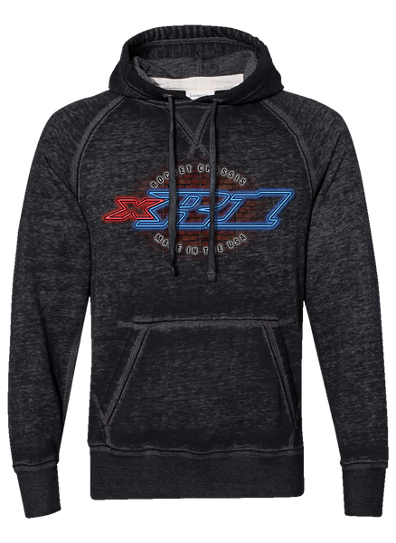 Neon XR1 Hoodie, Twisted Black | Rocket Chassis