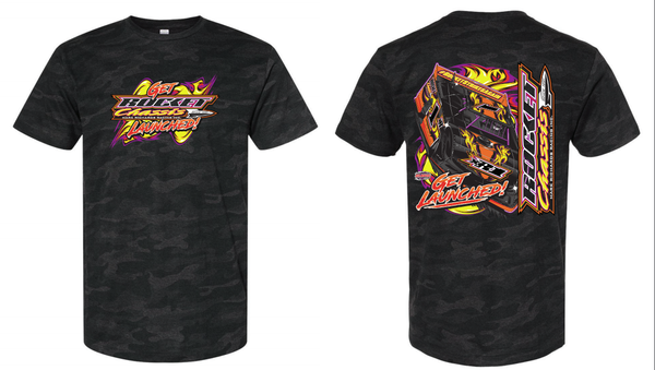 2021 GET LAUNCHED TEE, Black Camo