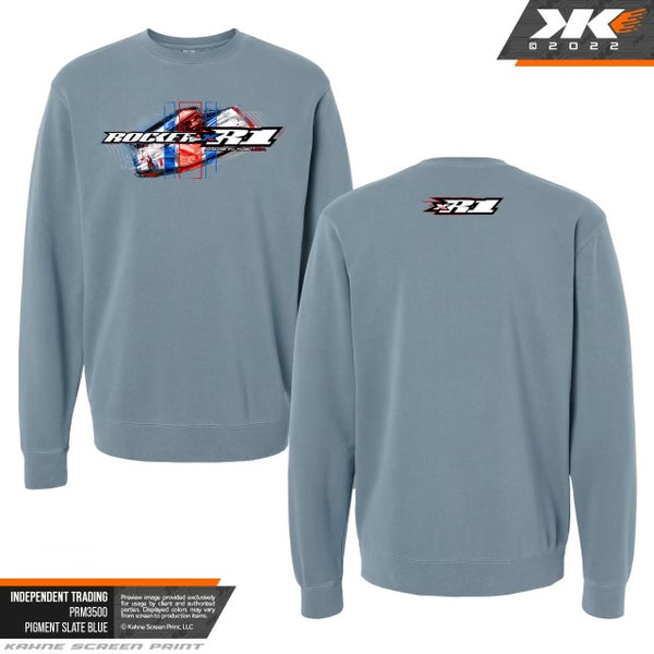 Rocket XR1 Crew Neck Sweatshirt, Slate Blue